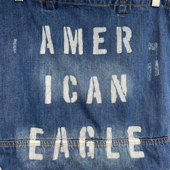 American Eagle Outfitters Blue Denim Tote Bag - Picture 4 of 11